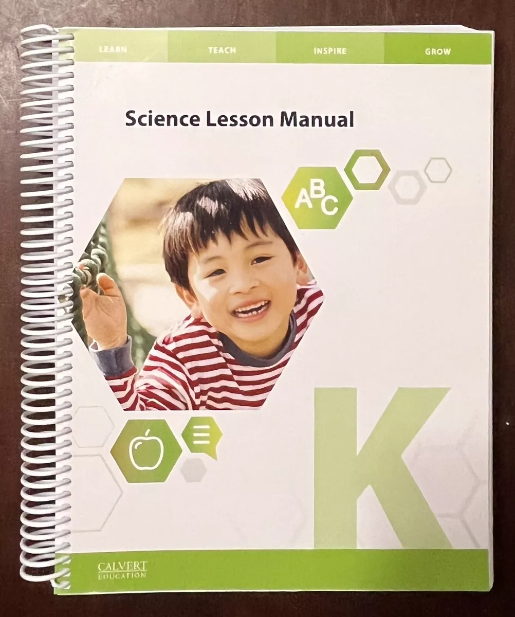 Calvert Education Science Lesson Manual Kindergarten New Unused Home School  K