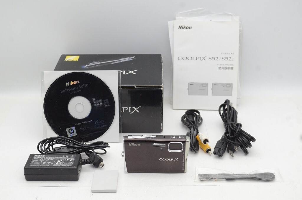Nikon COOLPIX S52c 9.0MP Compact Digital Camera Prish Black Nikon COOLPIX S52c 9.0MP Compact Digital Camera Prish Black