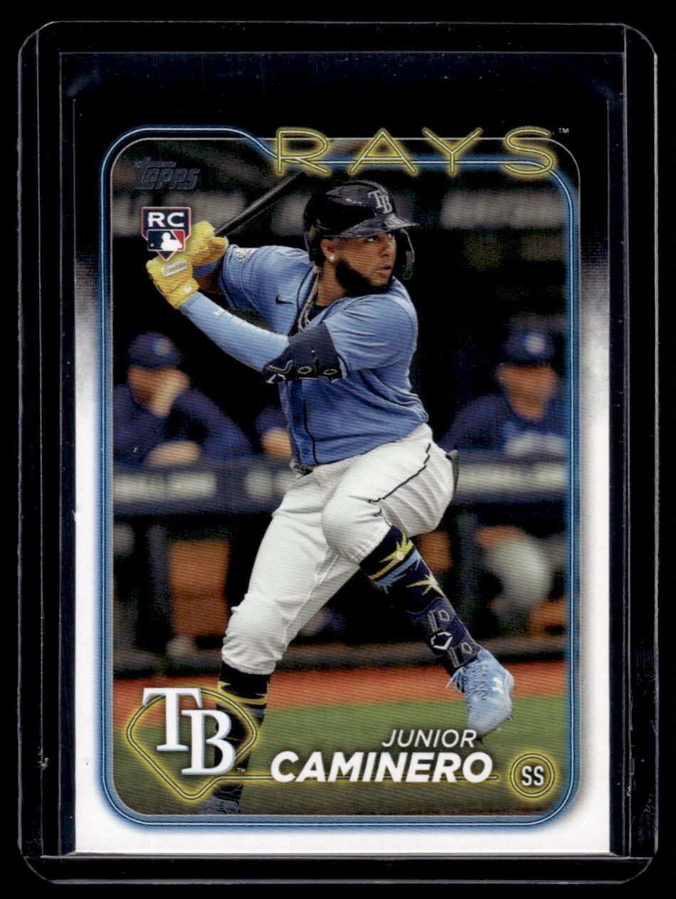 2024 Topps Series Two Junior Caminero RC Tampa Bay Rays #628