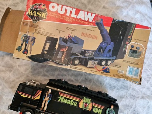 Vintage 1986 Kenner M.A.S.K . OUTLAW Mostly Complete With Box, Working Missiles - Picture 3 of 16