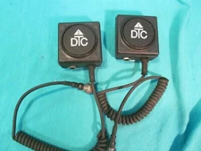 LOT OF 2 DTC DYNATECH TACTICAL PTT MICROPHONE ADAPTER