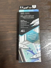 Spectrum Noir Illustrator Markers - Aquatic (Pack Of 4)