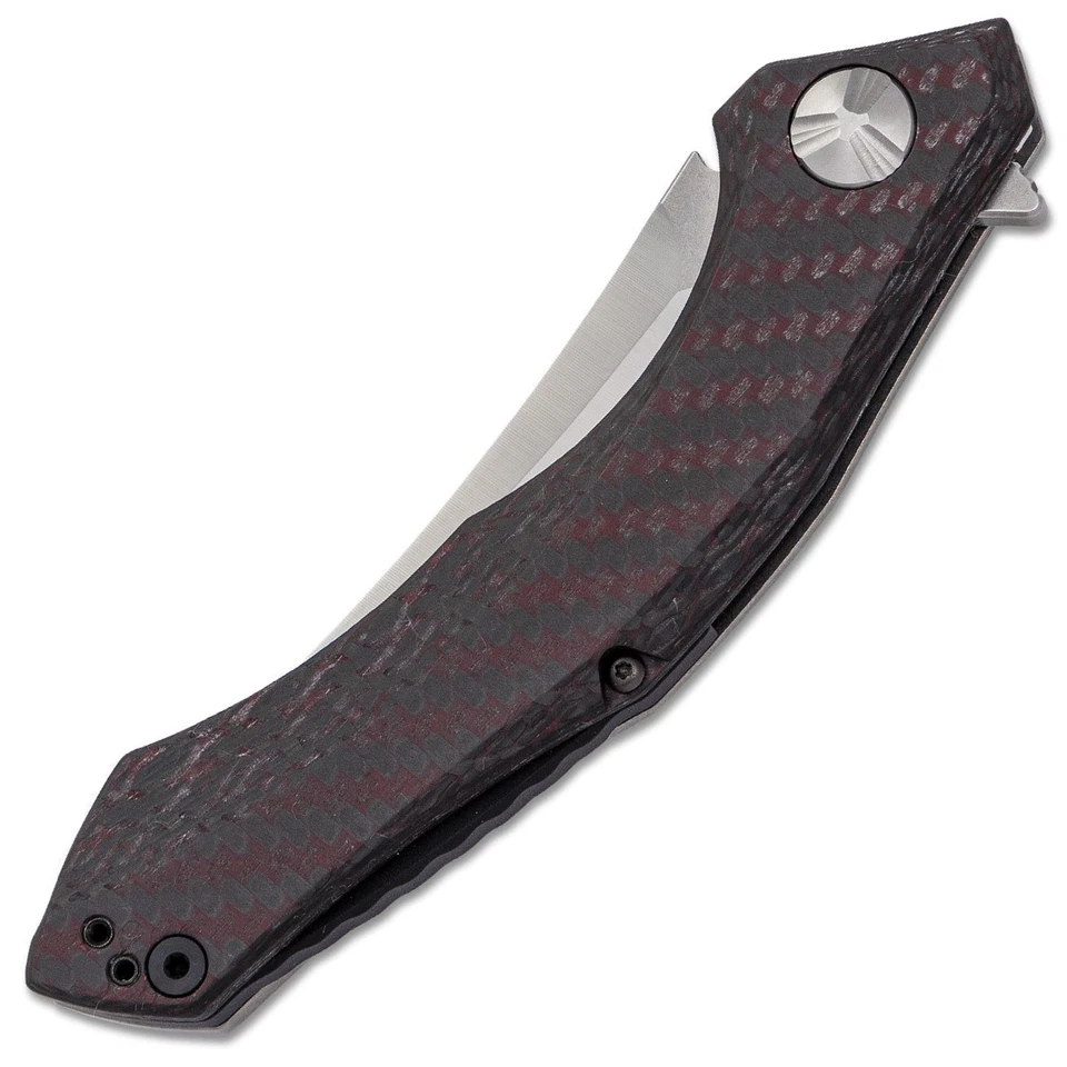 Hoja Zero Tolerance ZT 0462 Dmitry Sinkevich CPM 20CV roja fibra de carbono titanio Foto 2 de 3