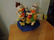 65TH ANNIVERSARY DONALD DUCK BEANBAG SET PLUSH VINTAGE MOVIE CHARACTER DONALDS