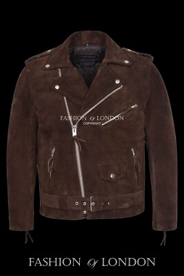 BRANDO Lederjacke Damen hellbraun Wildleder Leder BIKER STYLE WEICHES ECHTLEDER MBF