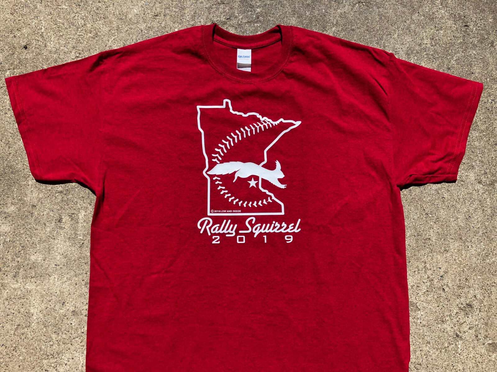 MINNESOTA TWINS BOMBA RALLY SQUIRREL TSHIRT CHOICE OF COLOR MENS