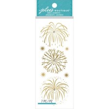 Stickers Jolees Bling Fireworks Gold Bursts Gems