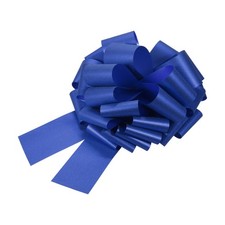 2pcs 12 Inch Large Pull Bow Gift Wrapping Big Pull Bows Ribbon Dark Blue