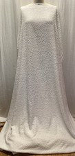 100 Cotton Terry Cloth White Fabric By The Yard 46" Inch Towel Robe Material