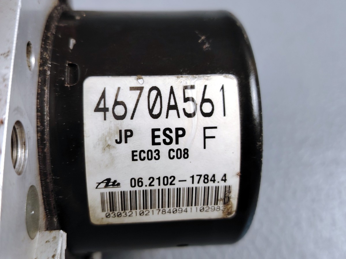 2010 Mitsubishi Lancer ABS Pump Control Unit 4670a461 for