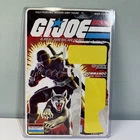 GI Joe Snake Eyes Commando & Timber Vintage 1985 Full Uncut File Card Back ARAH