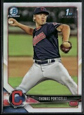 2018 Bowman Draft #BDC-42 Thomas Ponticelli Chrome Refractors