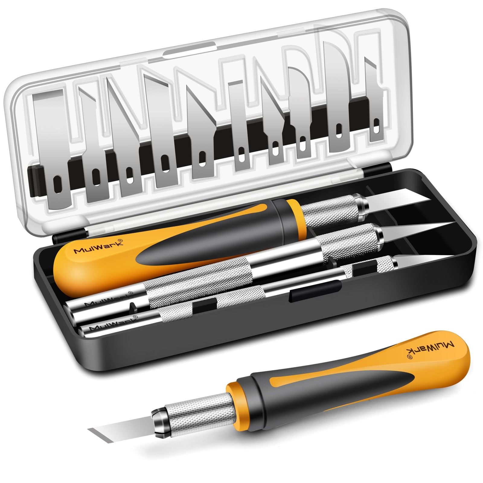 16pc Precision Craft Hobby Kit with Razor Sharp Exacto Knives-image