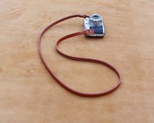 Windmup Rugged Brown: Artisan Hand-Stitched Leather camera strap