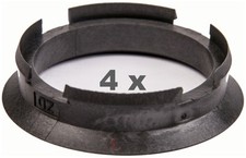 4 Zentrierringe für Alufelgen 63.40 mm auf 54.10 mm Kunststoff (63,40/54,10)