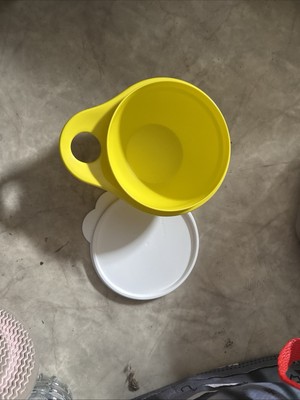 Tupper Mama - Mia , 600ml Schüssel,  gelb - weiß, siehe Bilder, Neu