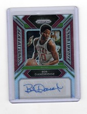 2023-24 Panini Prizm - Sensational Signatures Bob Dandridge #SS-BG Red Prizm /99