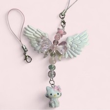 Charmmy kitty Angel Wing Cell Phone Strap Cha...