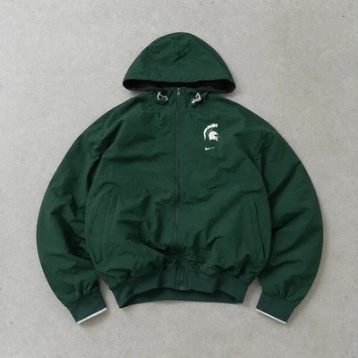 Nike Windbreaker Grün Logo leicht gelöst (fits like S)