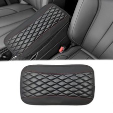 Car Center Console Cover, Universal Leather Waterproof Armrest Seat Box Cover Pr