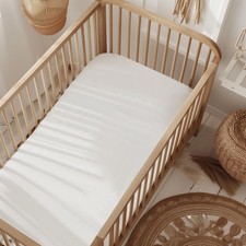 Organic All in One Crib Sheet and Mattress Protector - Waterproof Protectors ...