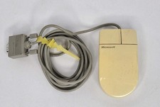 Vintage Microsoft Serial PS/2 Compatible Mouse 2-Button C3K5K5COMB - Untested