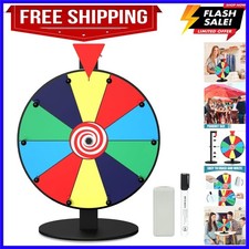 12 Inch 10 Slot Prize Wheel, Spinning Wheel for Prize, Prize Wheel Spinner wi...