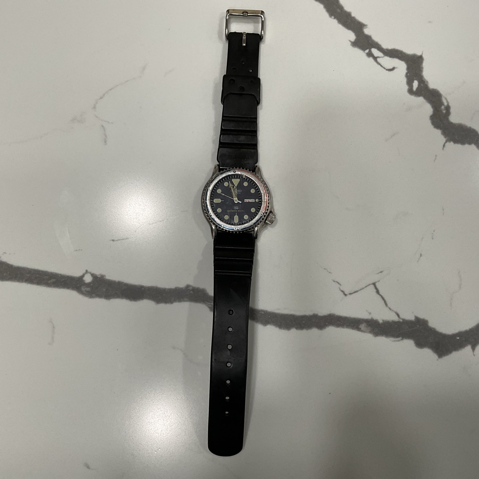 - 200m Scuba Divers Watch Quartz 7N36-7A19 Seiko - vintagewatches.pk