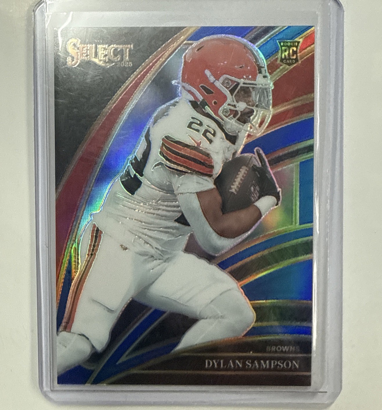 2025 Select Dylan Sampson Club Level RC Blue Prizm Rookie #/99 Browns