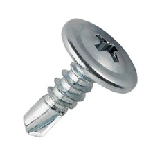 TIMco 4.2mm WAFER HEAD SELF DRILLING PHILLIPS DRIVE TEK DRYWALL SCREW METAL ZINC