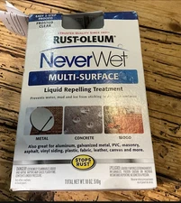 Never Wet Rust-Oleum 18oz Multipurpose Protector Spray Kit Waterproof
