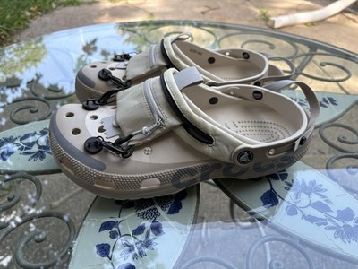 Crocs Classic Venture Pack 2 Clog White Men's US 12 208030 GREAT Mushroom
