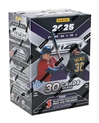 2025 Panini Prizm Baseball Factory Sealed Unopened Hobby Blaster Box ~ (6 Packs)