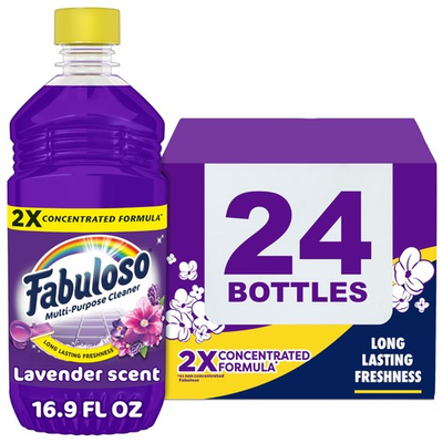 #ad Fabuloso All Purpose Cleaner Lavender 16.9 oz 24 Pack Refill Bulk $89.99