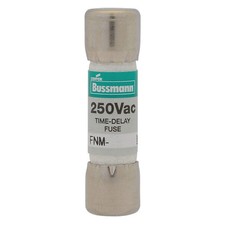 BUSSMANN FNM-3/10 Fuse,Midget,3/10A,FNM Series 6F169
