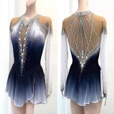 Specialized skating costume Customized Competition ice skating dress Girls woman