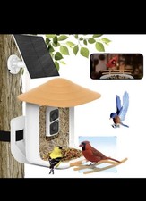 FHD Smart Bird Feeder Camera Solar No-X004BLUVG3 New Open Box