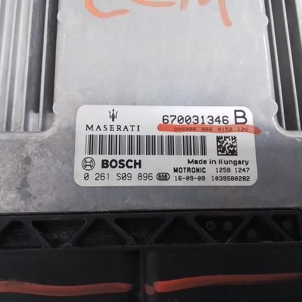 2017 MASERATI QUATTROPO 3.0L Engine Computer ECU ECM OEM Part Number  670031346