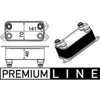 Mahle CLC 227 000P ÖLküHler Automatikgetriebe FüR Mercedes Benz CLS C Klasse