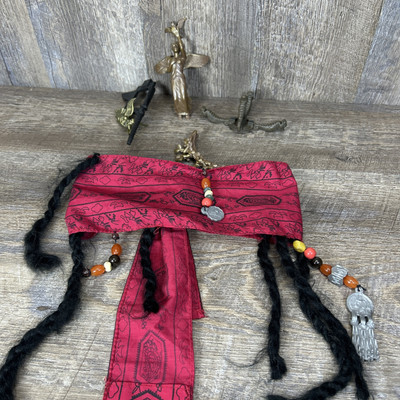 Pirates If The Caribbean Mixed Pieces Lot  W/ Jack Sparrow Head Dress For Kid.