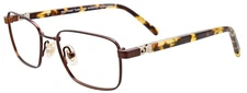 EASYTWIST ET9002 Eyeglasses Eye Glasses 010 Satin Dark Brown Authentic New 44mm