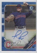 2019 Bowman Chrome Prospect Blue Refractor 123/150 Conner Capel #CPA-CC Auto 6ki