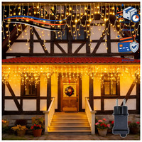 Lichterkette AußEn 5M 200LED Warmweiß Mit Timer 8 Modi IP44 FüR Hochzeit Party