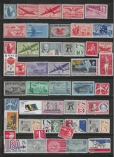 SCOTT  US NICE LOT OF  AIRMAIL ISSUE STAMPS  MNH TAKE A LQQK !