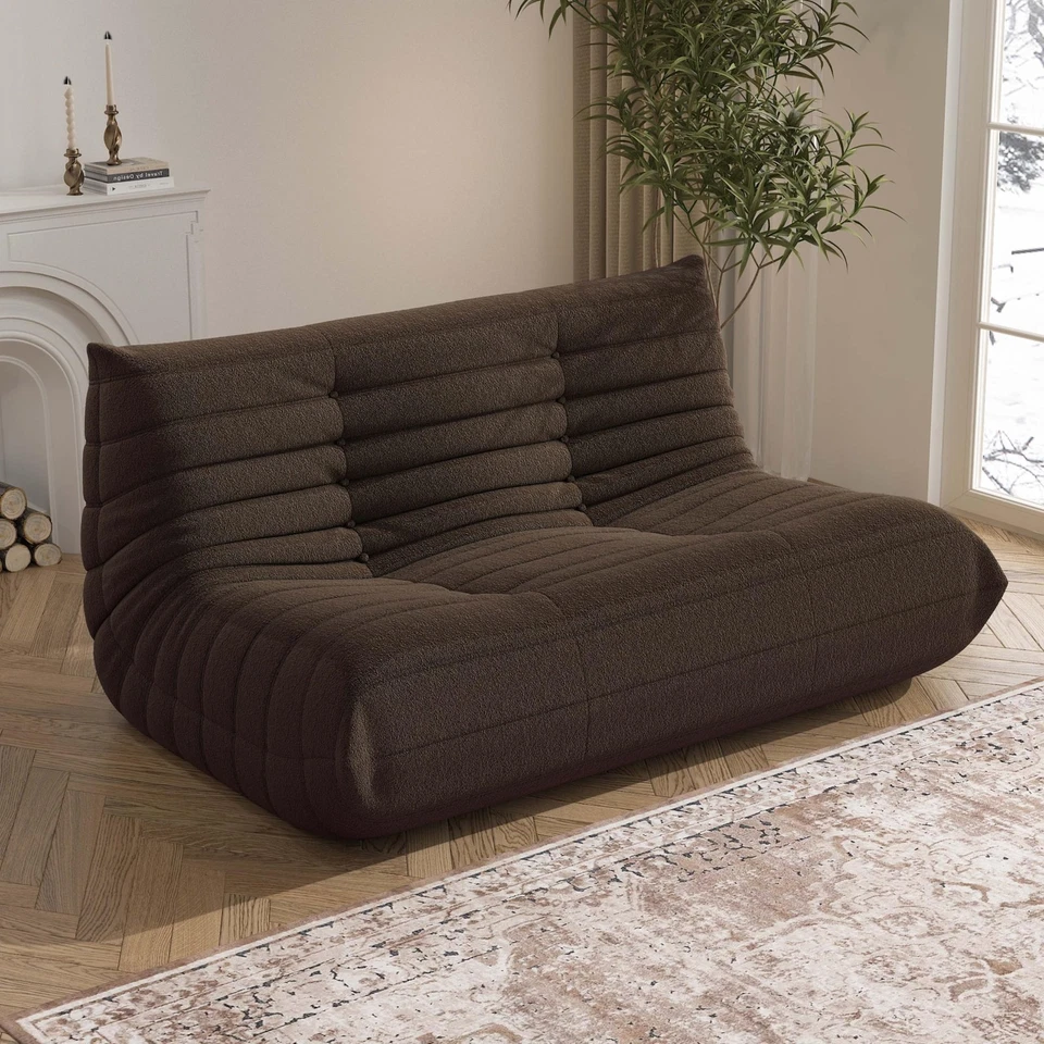 Silla Bolsa de Frijoles, Silla Loveseat Fireside Bolsa de Frijoles Sofá Bolsa de Frijoles Grande Silla para... Foto 3 de 4