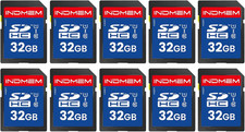 SD Card 32GB, 10-Pack UHS-I Class 10 MLC Flash Memory Card, High-Speed Secure Di
