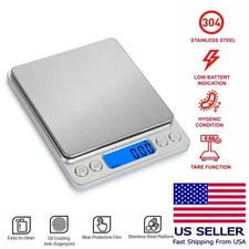 Digital Scale 3000g x 0.1g Jewelry Gold Silver Coin Gram Pocket Size Herb Grain
