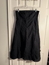 Gap Women's Black Strapless Dress Size 10
