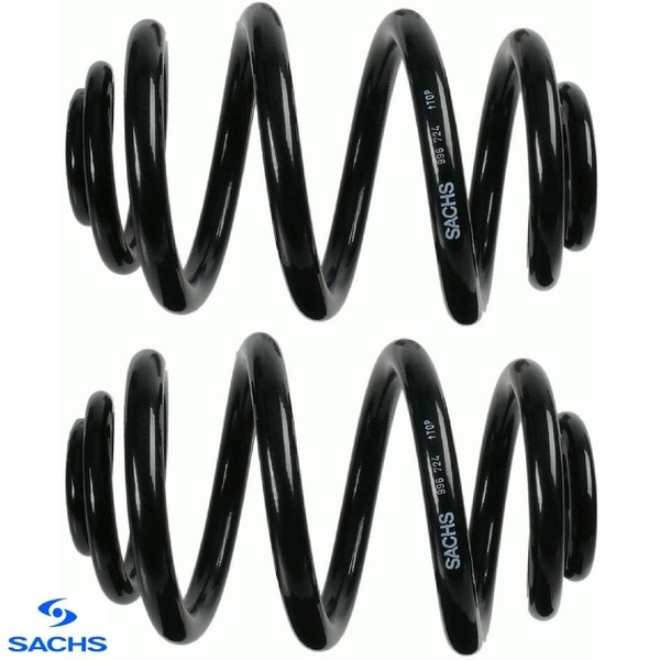 2X Fahrwerksfeder Sachs 996724 2 Federn Satz Federnsatz FüR BMW-image