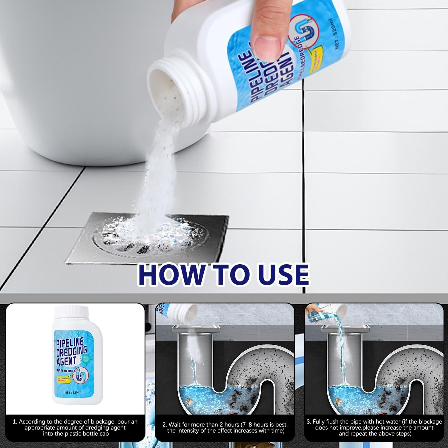 Powerful Pipe Dredging Agent,Pipeline Dredging Agent,Powerful Quick Cleaning